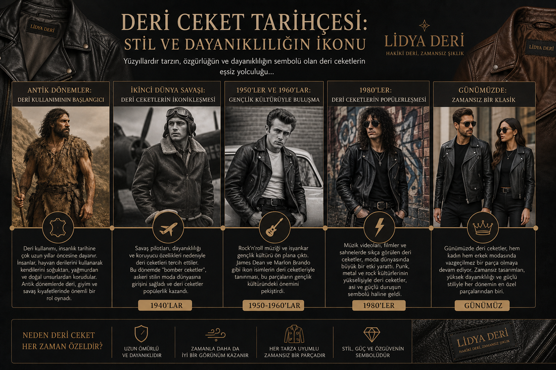 Deri Ceket Tarihçesi